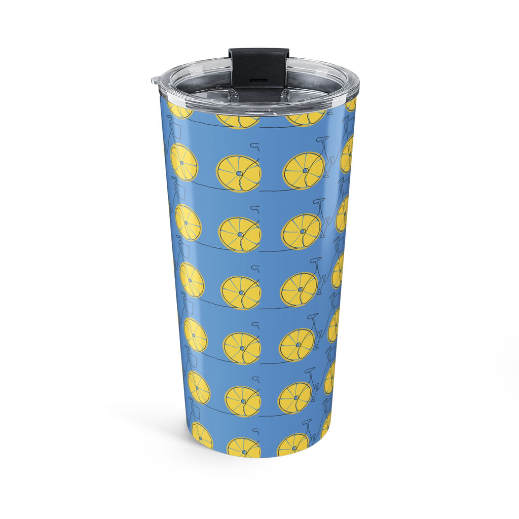 Coffee Patrol 20oz Tumbler — Bicycle Wheel Pattern Travel Cup