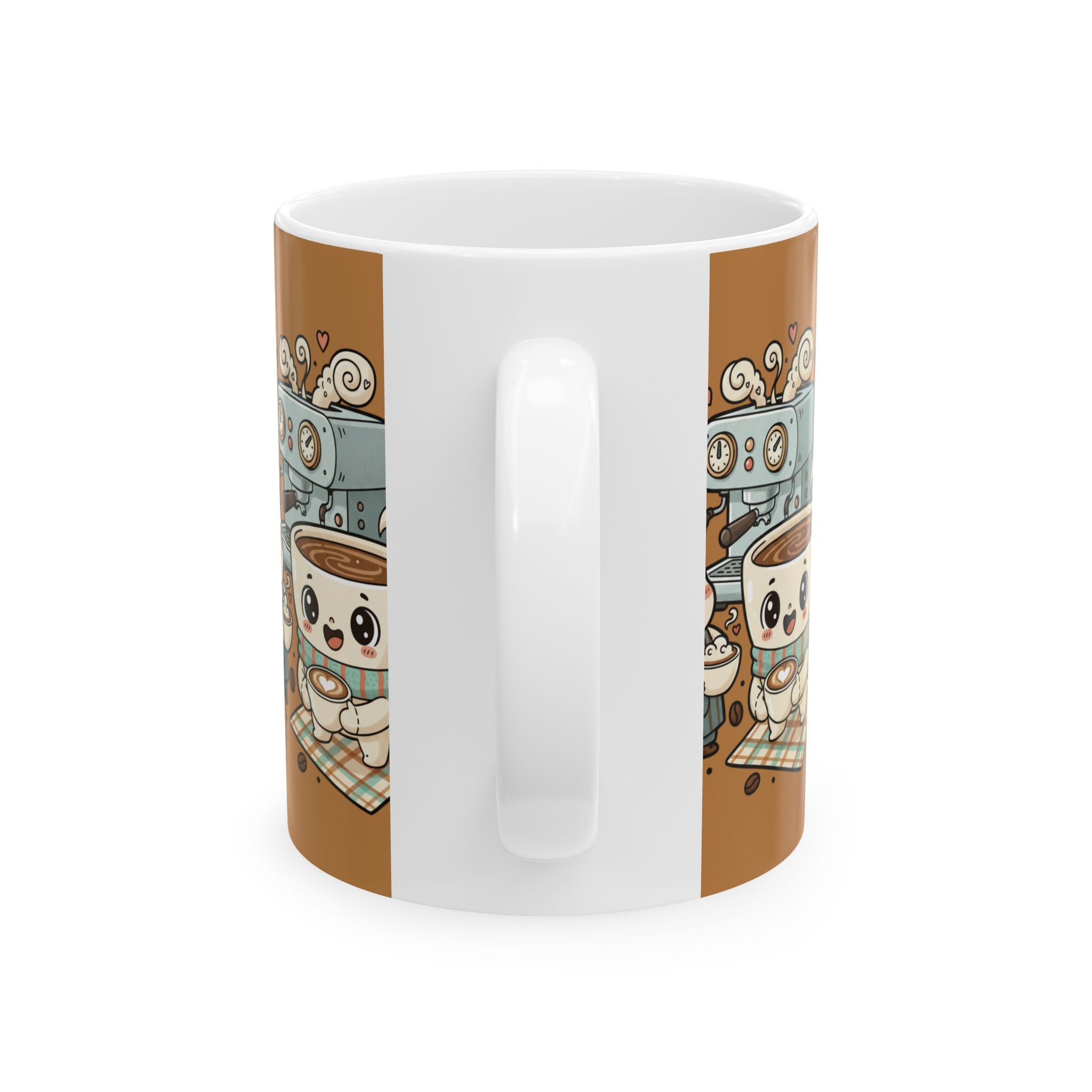 Cute Coffee Mug - "Coffee Palate" Kawaii Espresso Cup Gift (11oz/15oz)