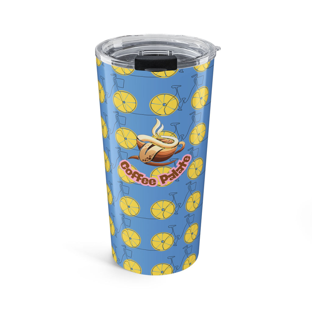 Coffee Patrol 20oz Tumbler — Bicycle Wheel Pattern Travel Cup