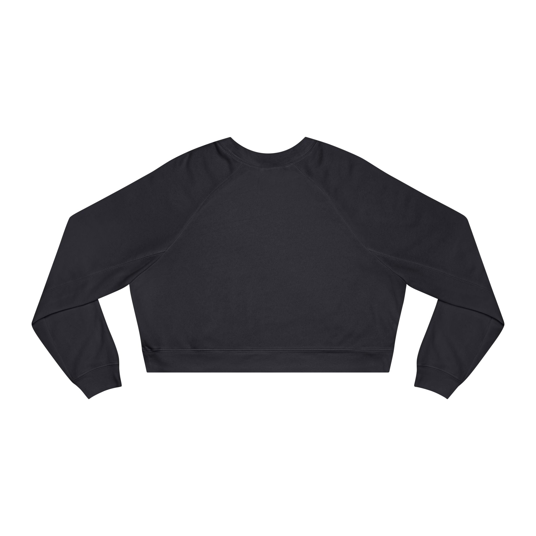 Cropped Pullover — Cute Coffee Crew Illustration