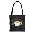 Coffee Tote Bag — "Morning Fuel" All-Over Print Reusable Shopper